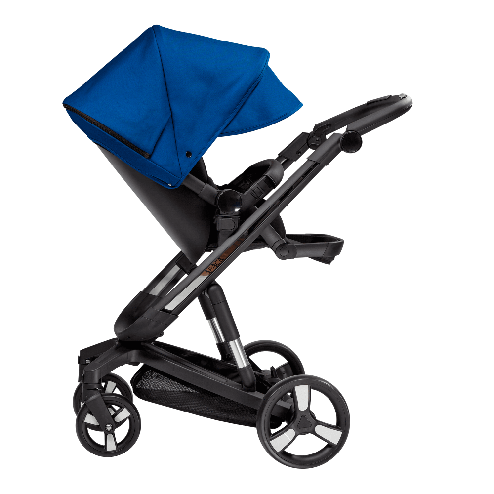 Carucior Bebumi Space 2 in 1 Blue cadru negru - 2