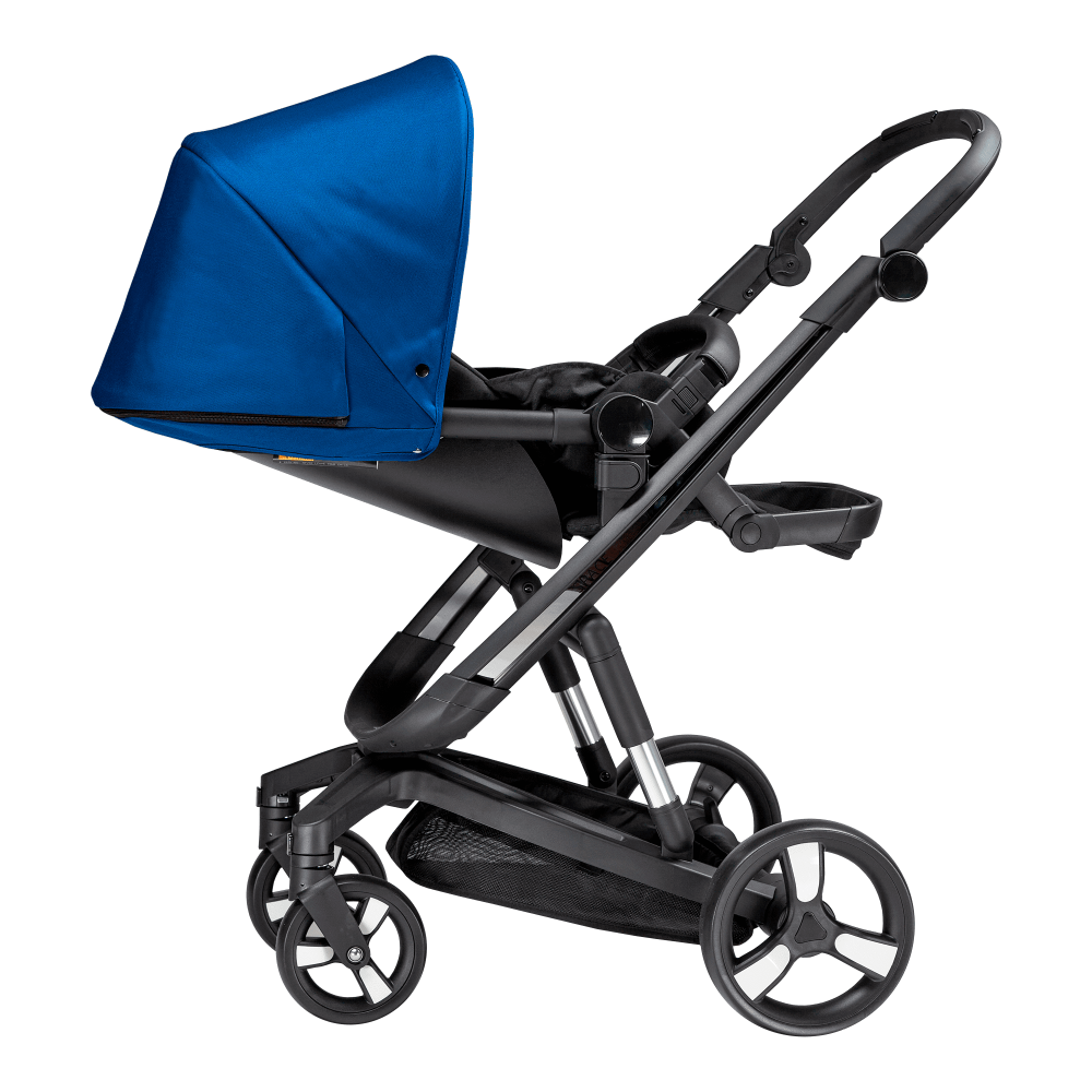 Carucior Bebumi Space 2 in 1 Blue cadru negru - 4