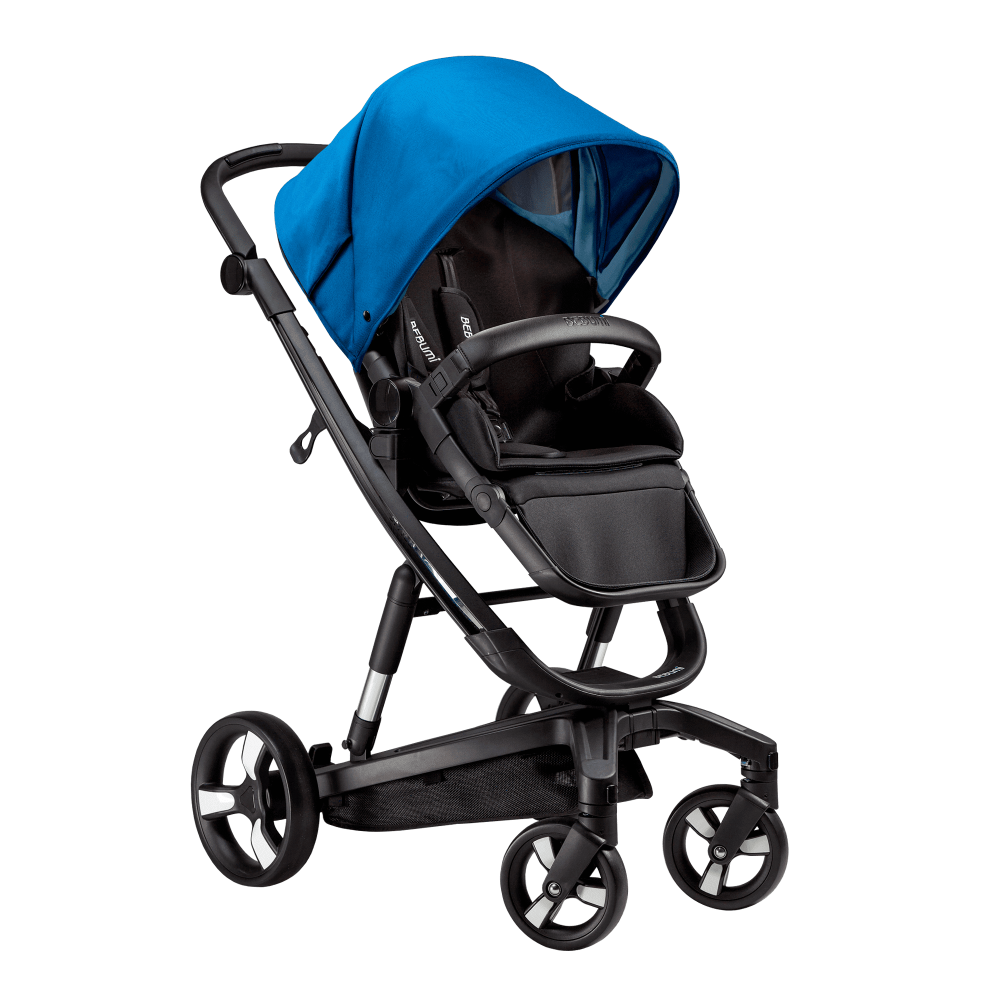 Carucior Bebumi Space 2 in 1 Blue cadru negru - 7