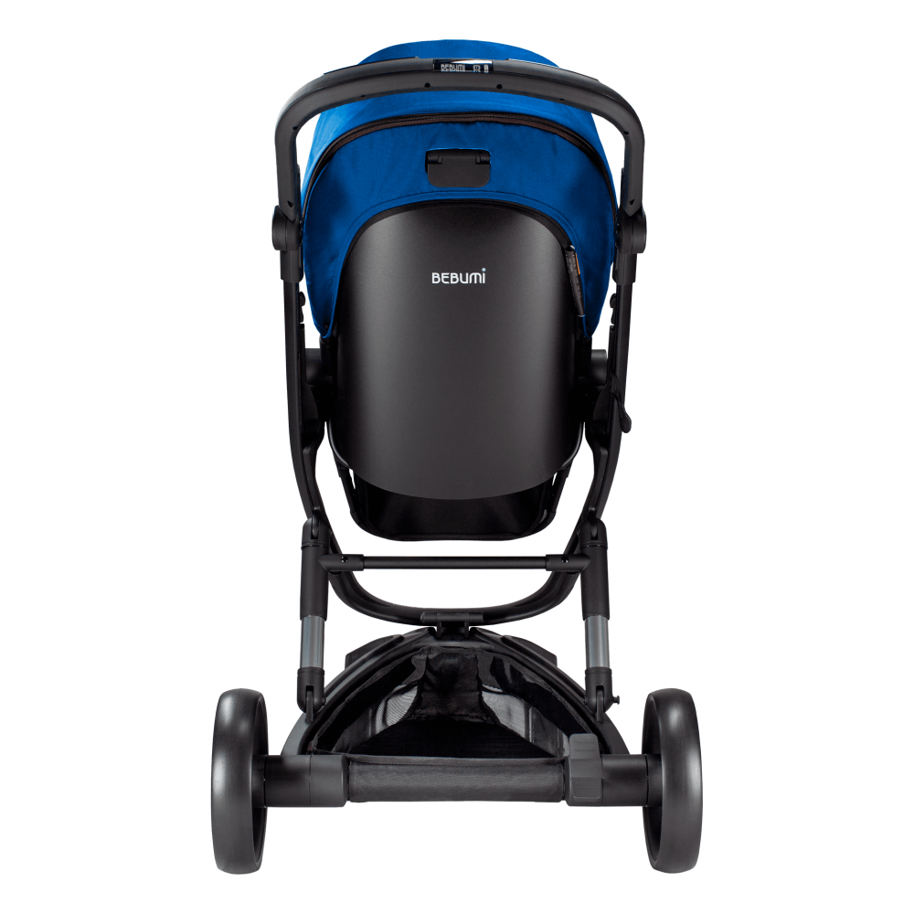 Carucior Bebumi Space 2 in 1 Blue cadru negru - 8