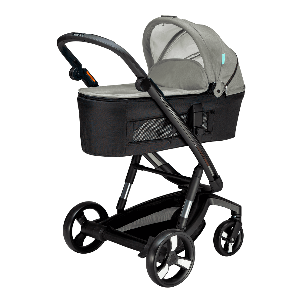 Carucior Bebumi Space 2 in 1 Gray cadru negru - 1 | YEO