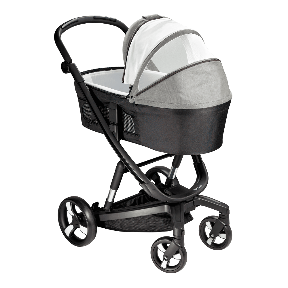 Carucior Bebumi Space 2 in 1 Gray cadru negru - 2 | YEO