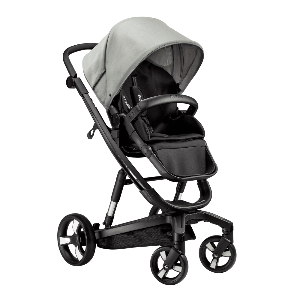 Carucior Bebumi Space 2 in 1 Gray cadru negru - 3 | YEO