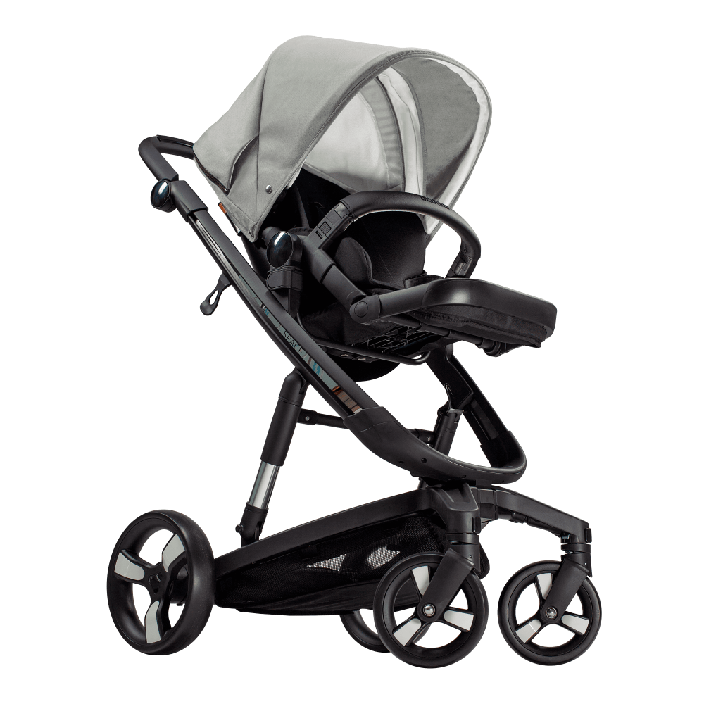 Carucior Bebumi Space 2 in 1 Gray cadru negru - 4 | YEO