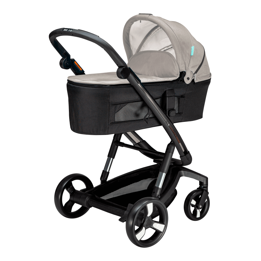 Carucior Bebumi Space 2 in 1 Gray Light cadru negru - 1 | YEO