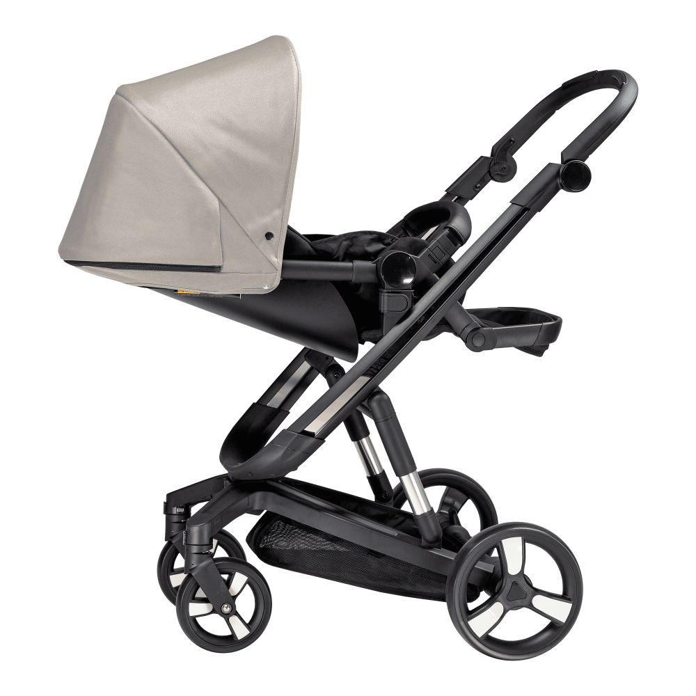 Carucior Bebumi Space 2 in 1 Gray Light cadru negru - 4 | YEO