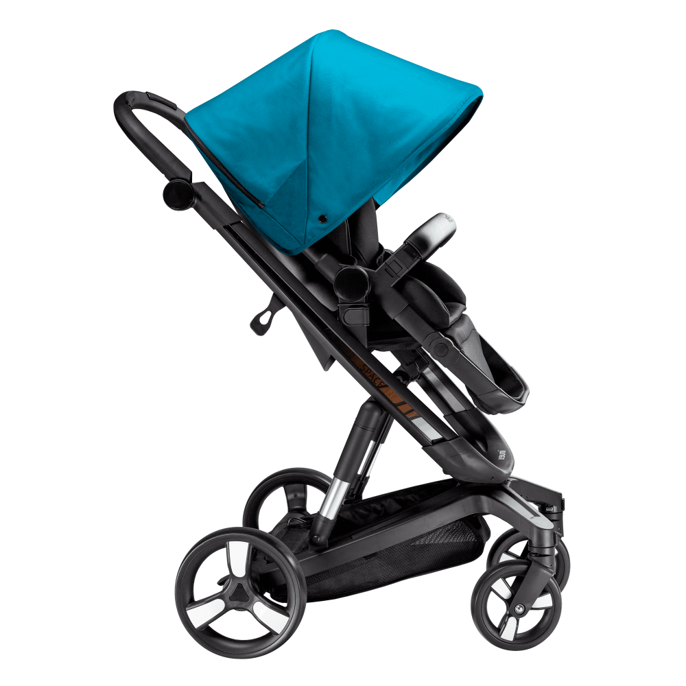 Carucior Bebumi Space 2 in 1 Green cadru negru - 4