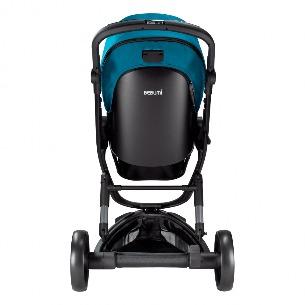 Carucior Bebumi Space 2 in 1 Green cadru negru - 5