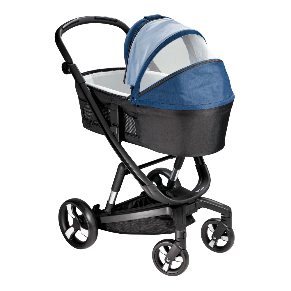 Carucior Bebumi Space 2 in 1 Navy cadru negru - 1