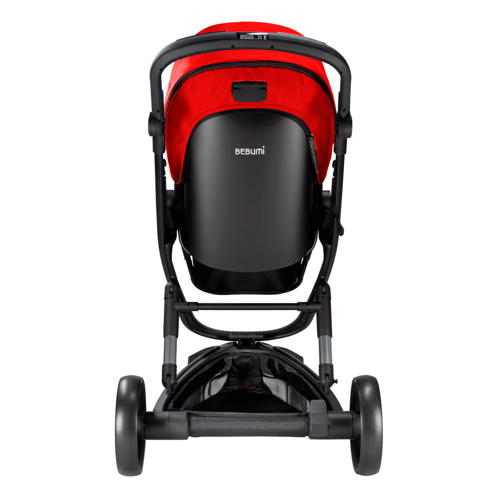 Carucior Bebumi Space 2 in 1 Red cadru negru - 9