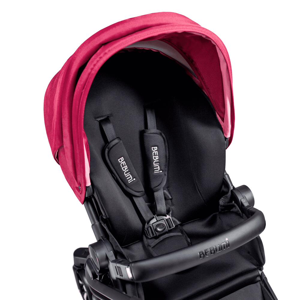 Carucior Bebumi Space 2 in 1 Ruby cadru negru - 6