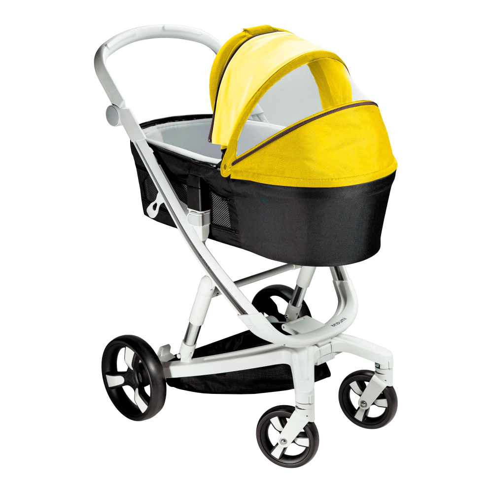 Carucior Bebumi Space 2 in 1 Yellow cadru alb - 2 | YEO