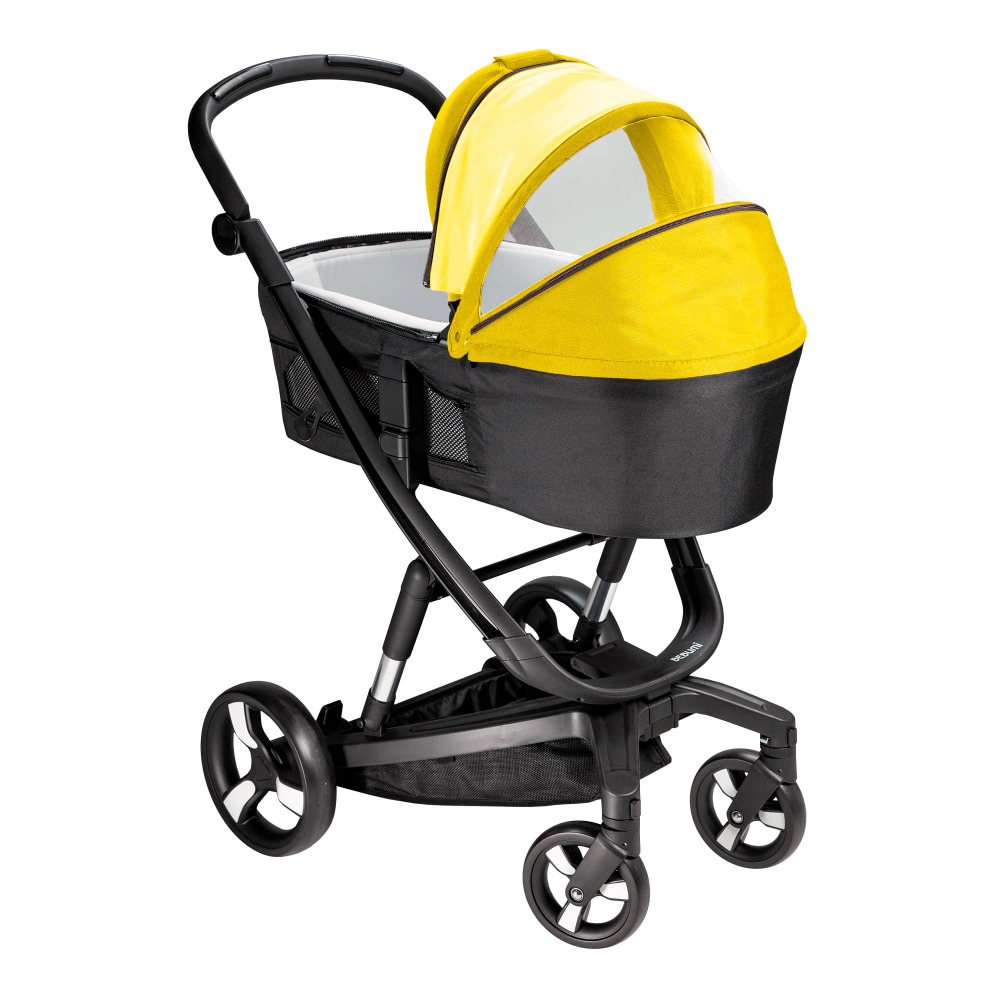 Carucior Bebumi Space 2 in 1 Yellow cadru negru - 3 | YEO