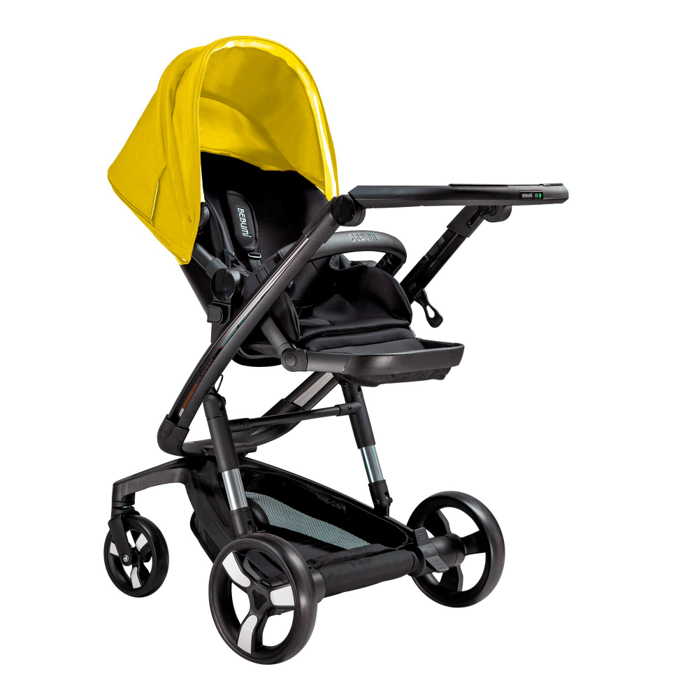 Carucior Bebumi Space 2 in 1 Yellow cadru negru - 5