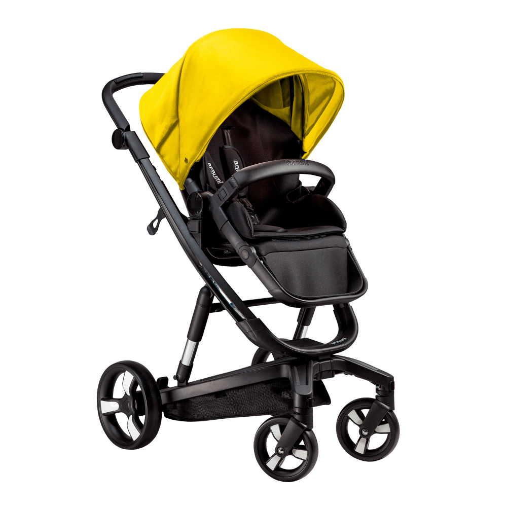 Carucior Bebumi Space 2 in 1 Yellow cadru negru - 7