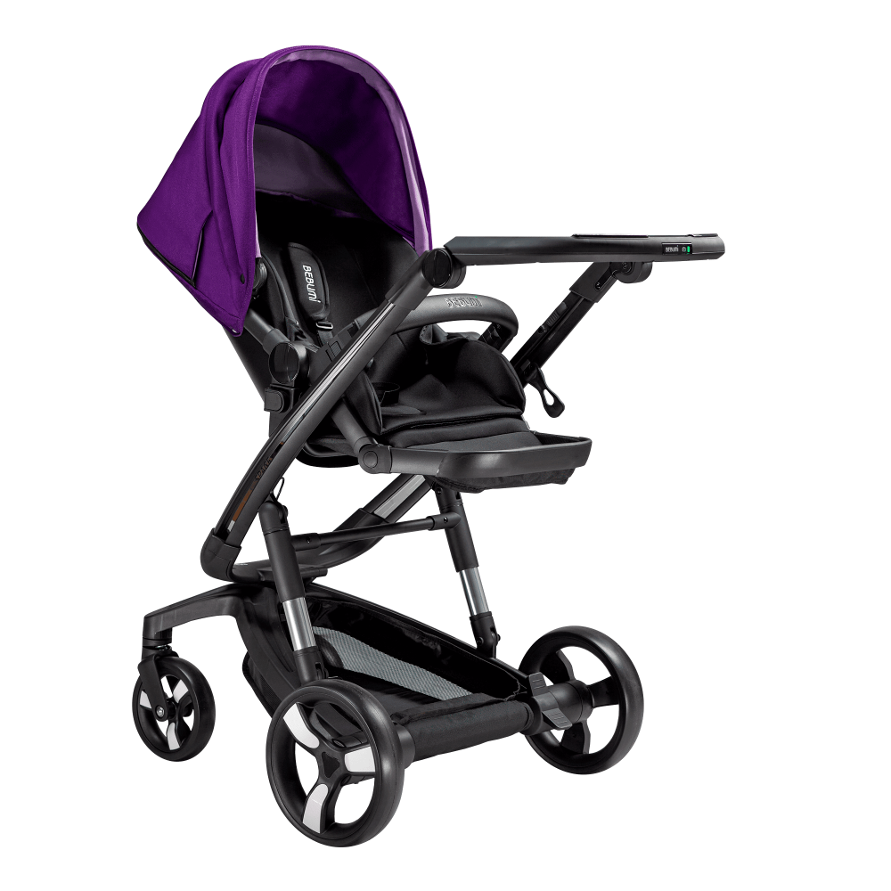 Carucior Bebumi Space Eco 2 in 1 Purple cadru negru - 7