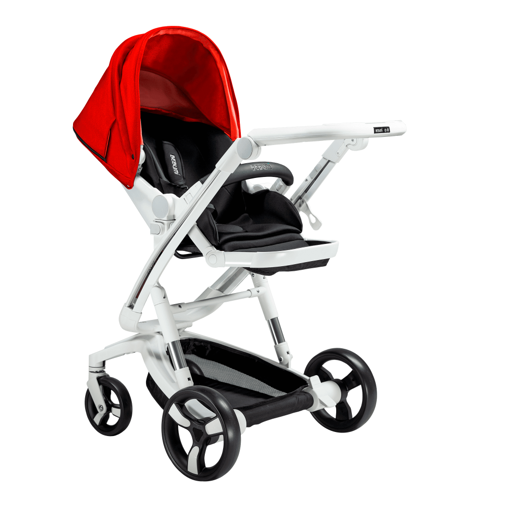 Carucior Bebumi Space Red cadru alb - 5 | YEO