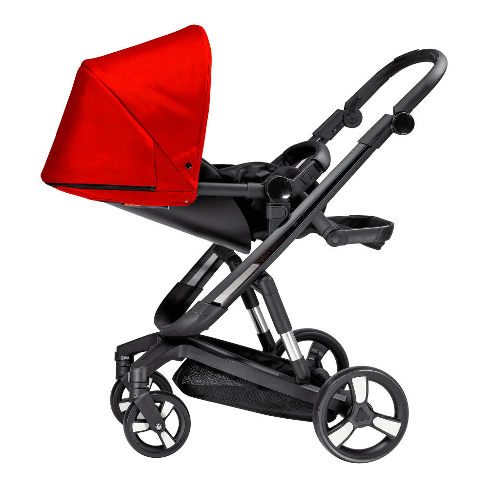 Carucior Bebumi Space Red cadru negru - 6