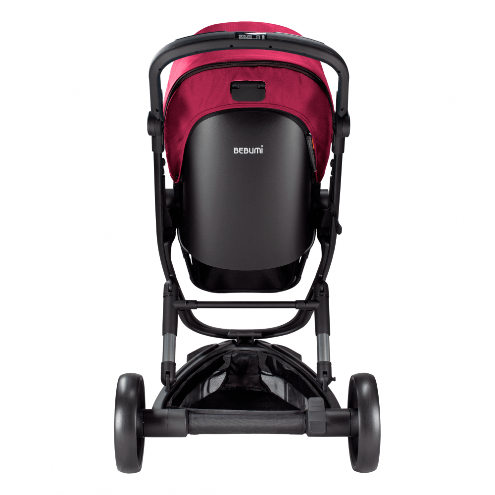 Carucior Bebumi Space Ruby cadru negru - 6