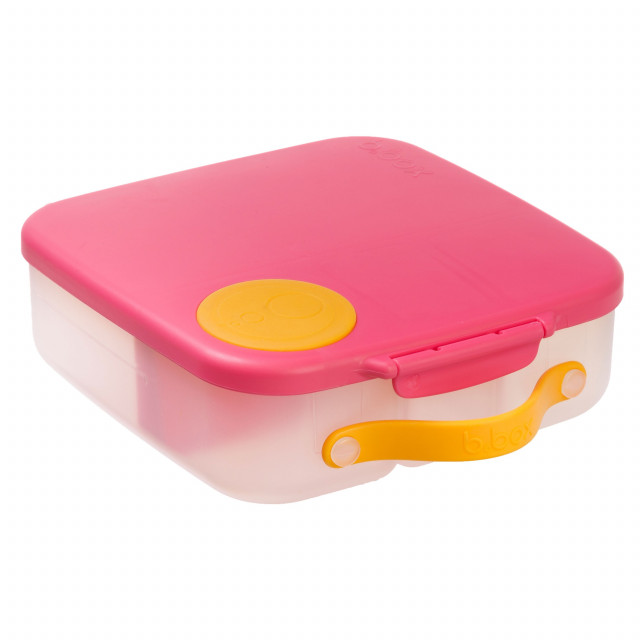 Caserola Compartimentata Lunchbox B.box Roz Cu Portocaliu