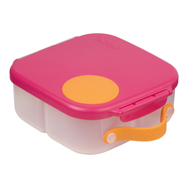 Caserola compartimentata Mini Lunchbox b.box roz cu portocaliu - 1 | YEO