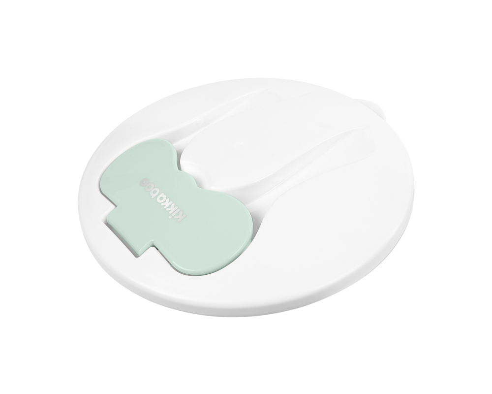 Castron multifunctional cu ventuza si tacamuri incluse 4in1 KikkaBoo Bowl Mint - 2 | YEO