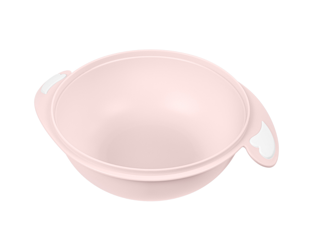 Castron multifunctional cu ventuza si tacamuri incluse 4in1 KikkaBoo Bowl Pink - 3 | YEO