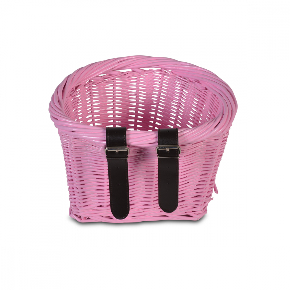 Cos de bicicleta impletit Byox Basket Pink - 1 | YEO