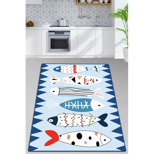 Covor de bucatarie antiderapant 80x150 cm Le Poisson - 2 | YEO