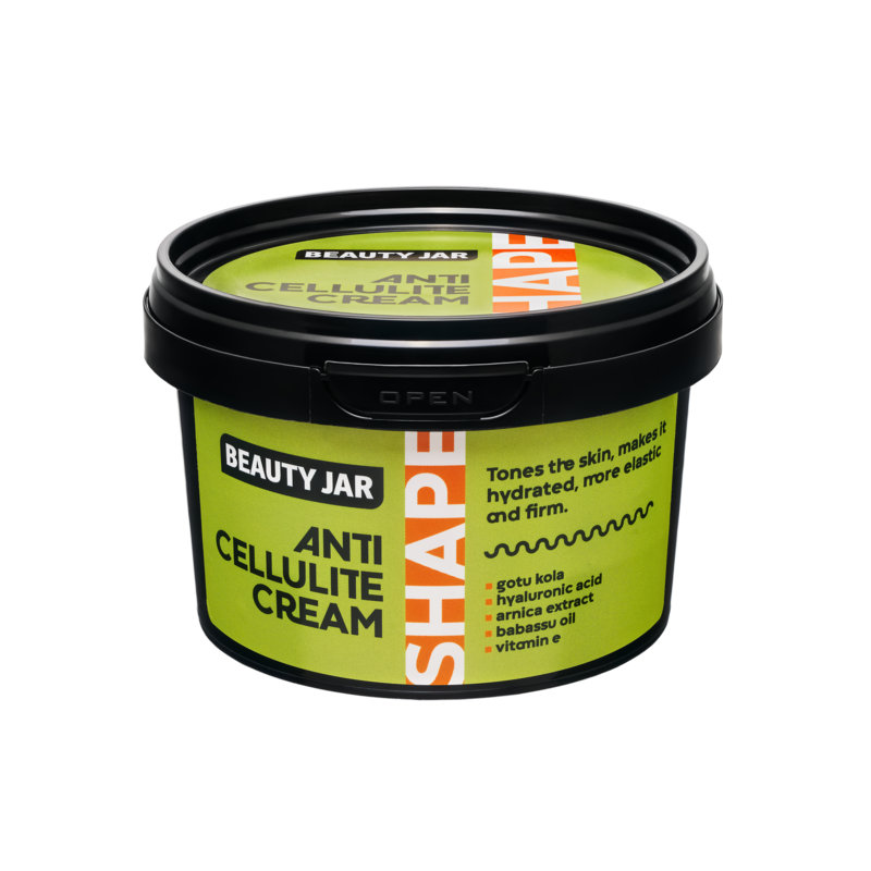 Crema anticelulitica cu acid hialuronic extract de arnica si vitamina E Shape Line Beauty Jar 380g