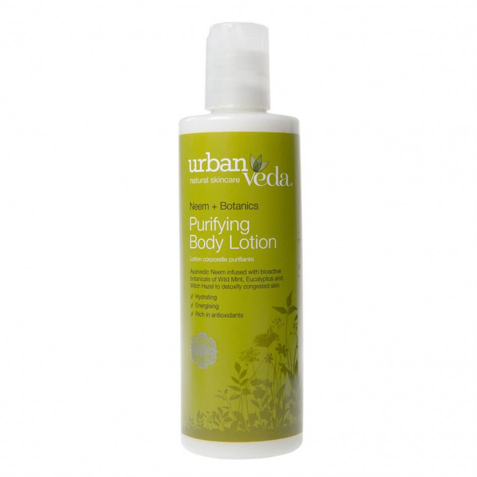 Lotiune de corp revitalizanta cu ulei de neem organic Purifying Urban Veda 250 ml