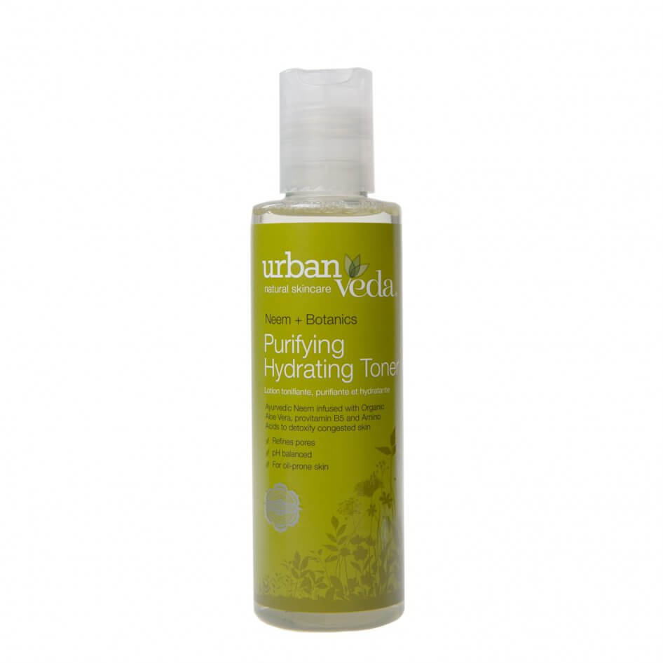 Lotiune tonica organica hidratanta cu extract de neem pentru ten gras Purifying Urban Veda 150 ml