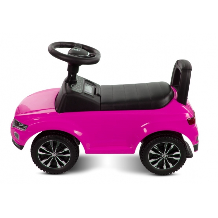 Masinuta de impins Sun Baby Volkswagen T-Cross 038 pink 038 imagine noua responsabilitatesociala.ro
