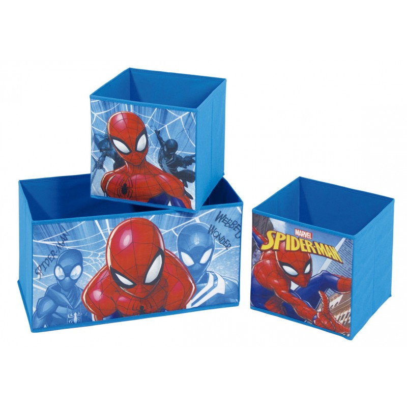 Organizator pentru jucarii cu structura metalica Spiderman
