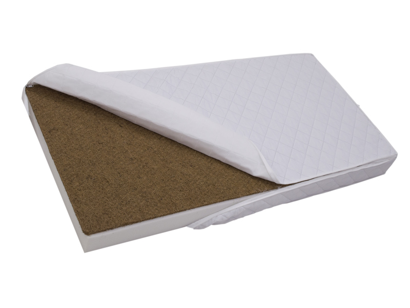 Saltea cu husa detasabila din microfibra nichiduta cocos burete 120x60x9 cm