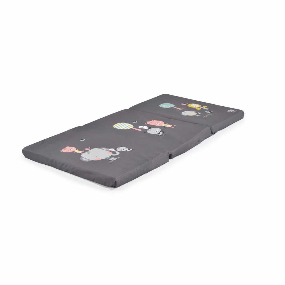 Saltea pliabila Moni 120x60x5cm Friends Grey