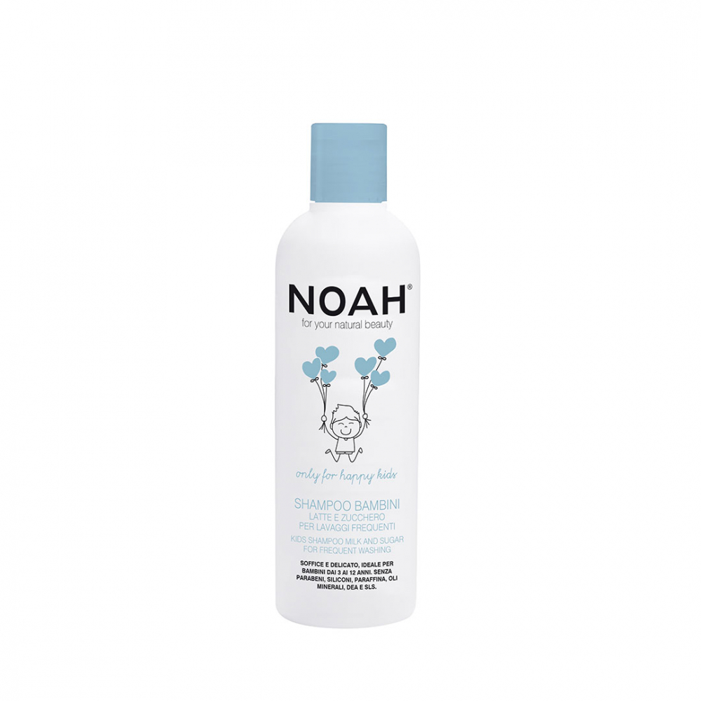 Sampon cu lapte  zahar pentru spalare frecventa pentru copii Noah 250 ml