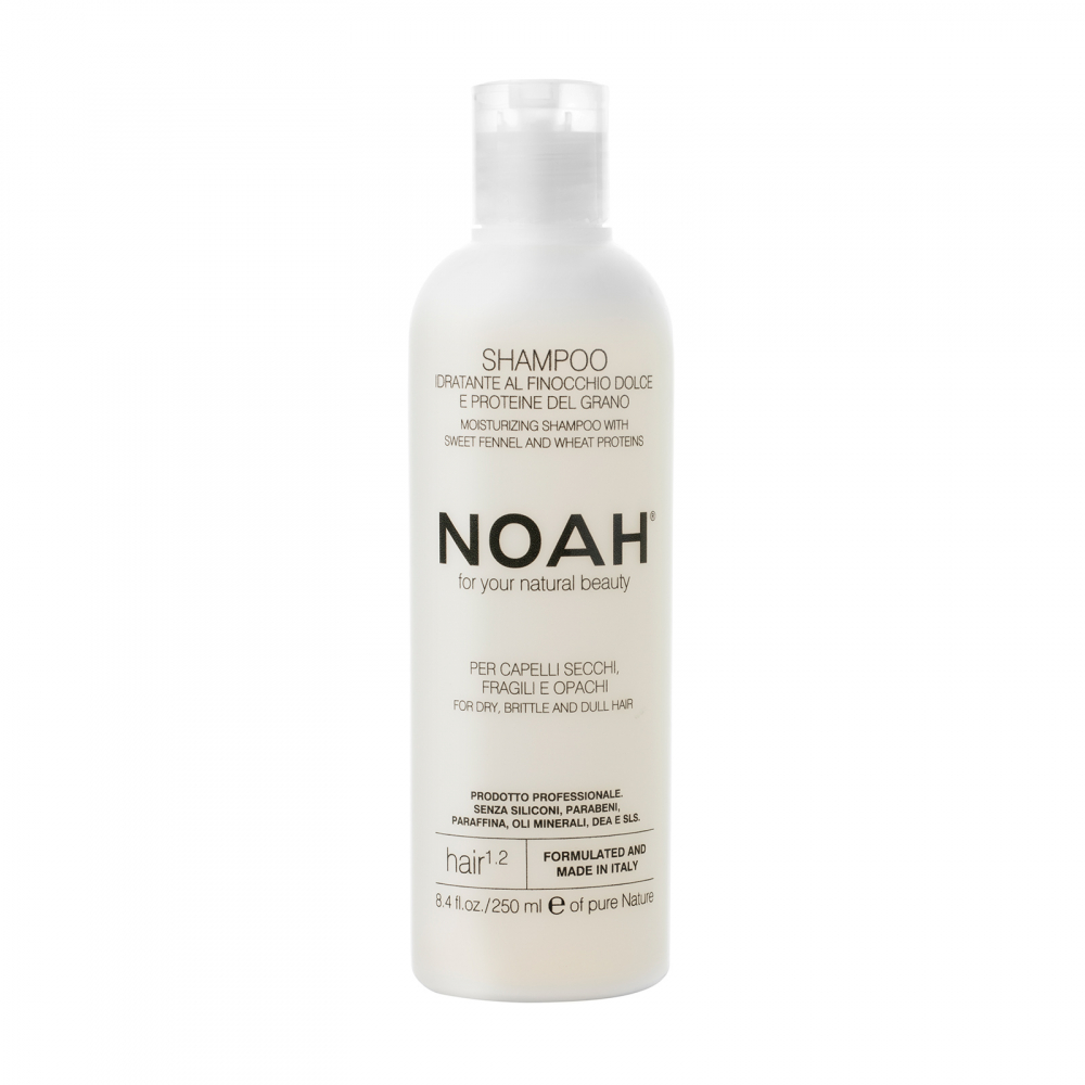 Sampon natural hidratant cu fenicul pentru par uscat fragil si lipsit de stralucire 1.2 Noah 250 ml