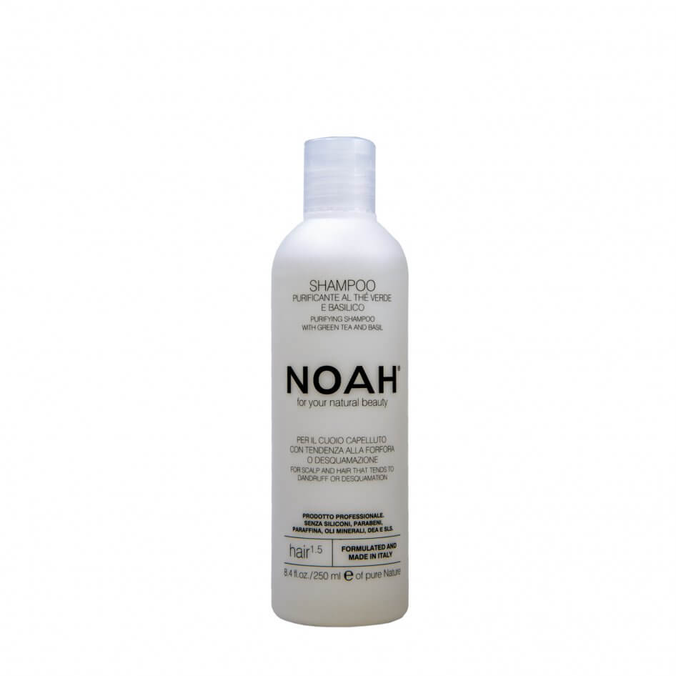 Sampon natural purifiant cu ceai verde pentru par cu matreata 1.5 Noah 250 ml