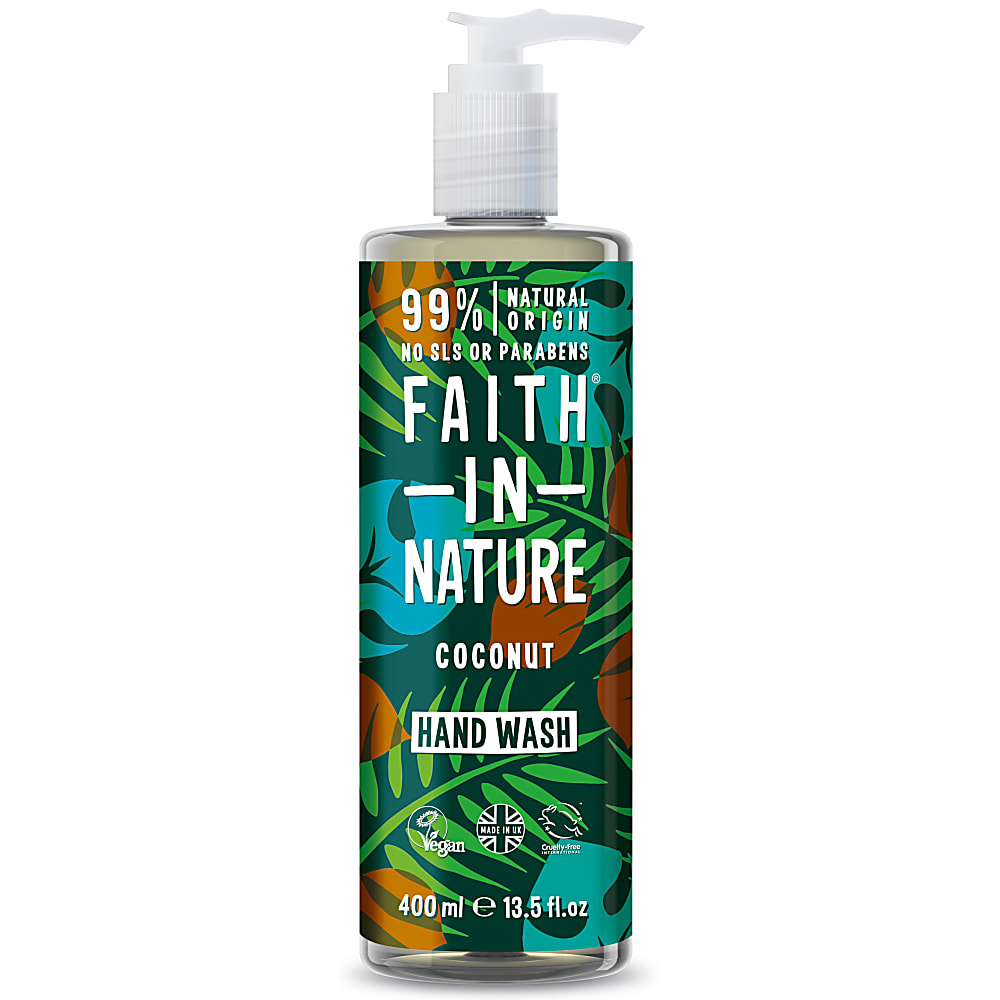 Sapun lichid natural cu cocos Faith in Nature 400 ml