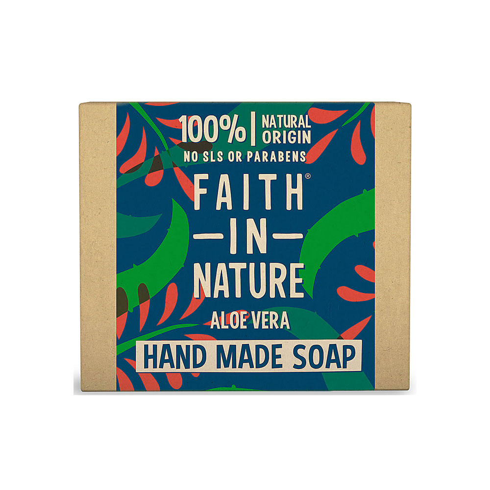 Sapun natural solid cu Aloe Vera Faith in Nature 100 gr