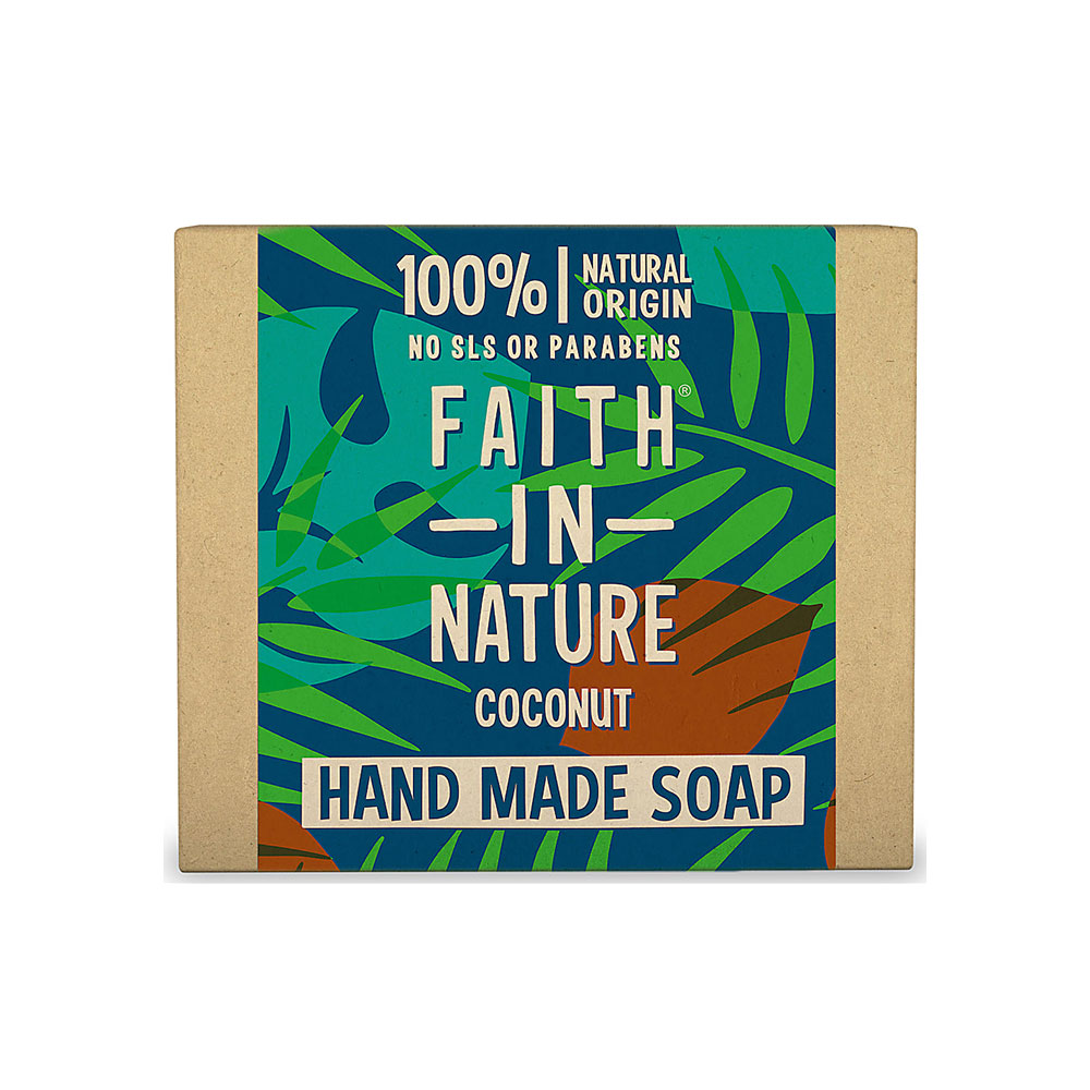 Sapun natural solid cu Cocos Faith in Nature 100 gr