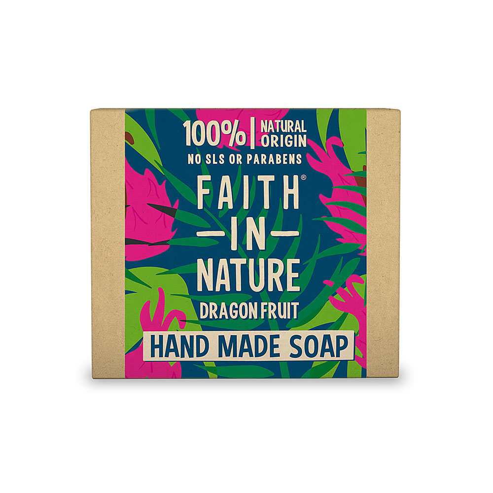 Sapun natural solid cu Fructul Dragonului Faith in Nature 100 gr