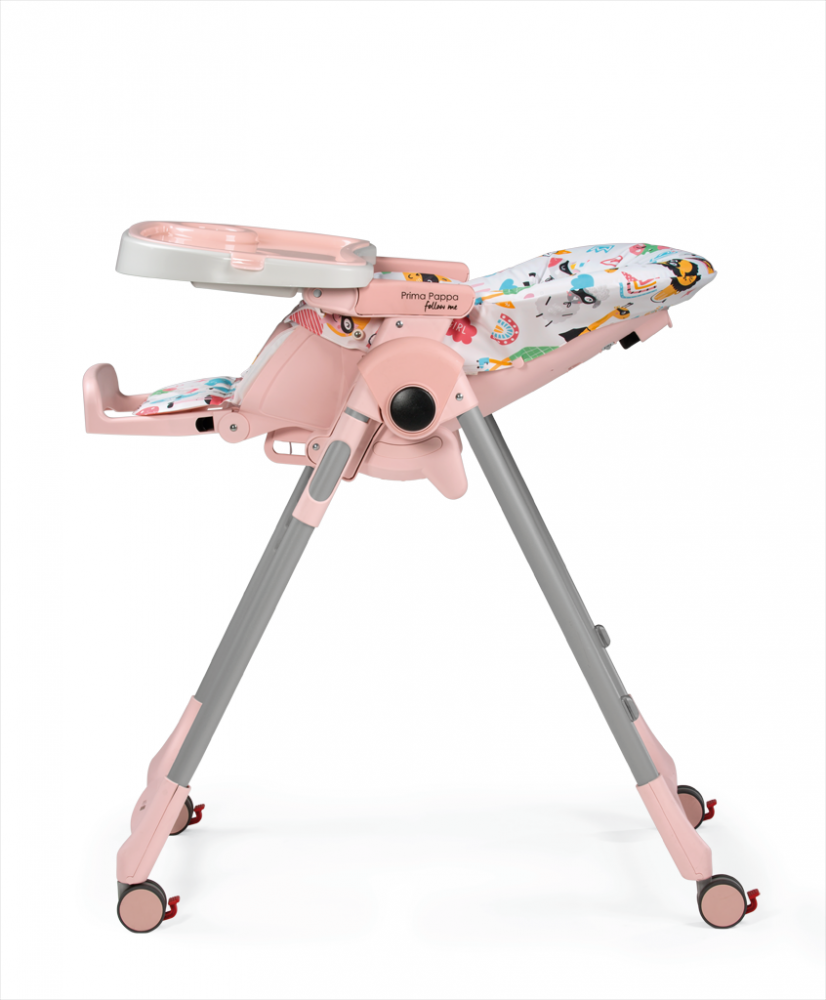 Scaun de masa 2 in 1 prima Pappa Zero Follow Me 0-15 kg super girl multicolor Peg Perego - 1 | YEO