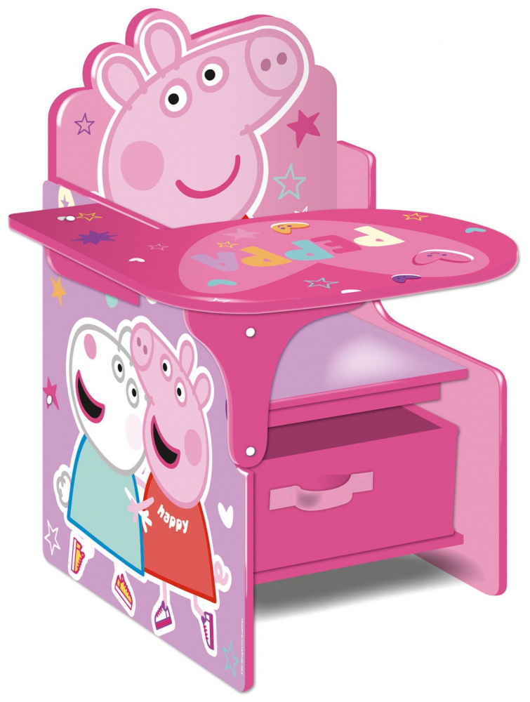 Scaun multifunctional din lemn Peppa Pig