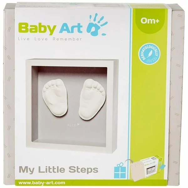 Sculptura in rama Baby Art My Little Steps Grey - 3