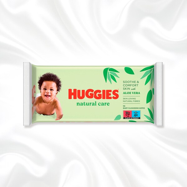 Servetele umede Huggies Natural Care 10 pachete x 56, 560 buc 56 imagine noua responsabilitatesociala.ro