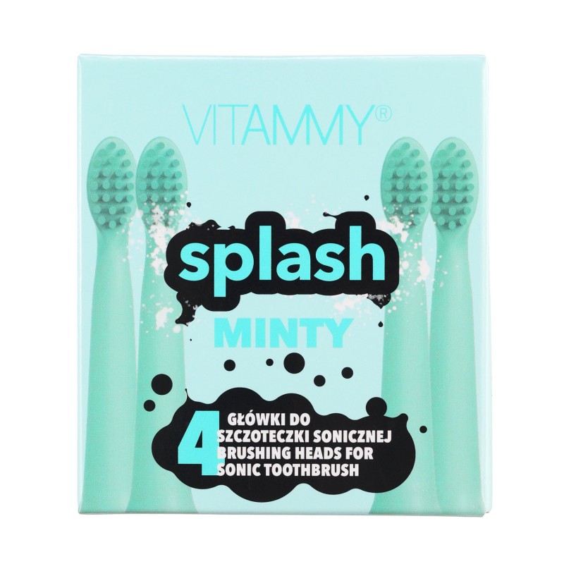 Set 4 rezerve periuta de dinti Vitammy Splash TH1811-4 Minty menta - 2 | YEO