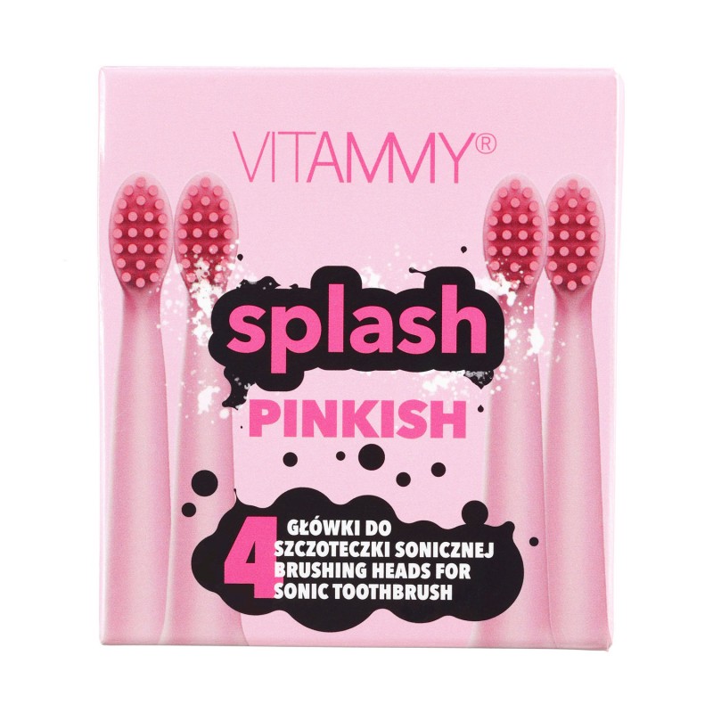 Set 4 rezerve periuta de dinti Vitammy Splash TH1811-4 Pinkish roz - 1 | YEO