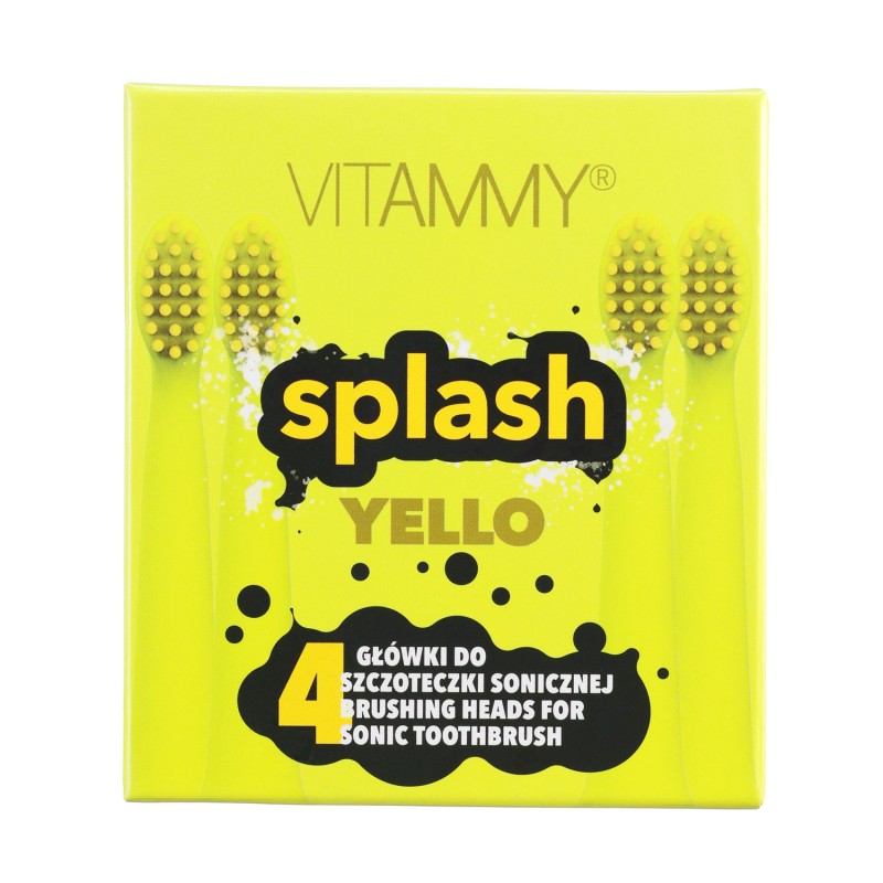 Set 4 rezerve periuta de dinti Vitammy Splash TH1811-4 Yello galben - 2 | YEO